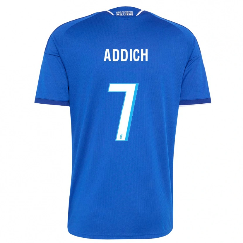 Danxen Niño Camiseta Yanis Addich #7 Azul Real Blanco 1ª Equipación 2026/27 La Camisa México