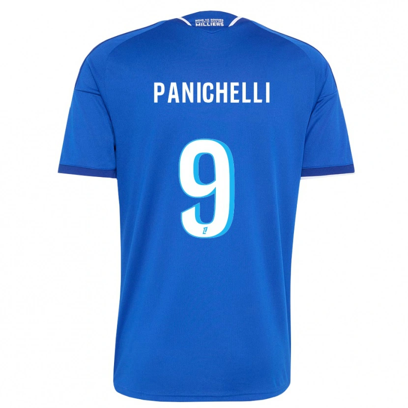 Danxen Niño Camiseta Joaquín Panichelli #9 Azul Real Blanco 1ª Equipación 2026/27 La Camisa México