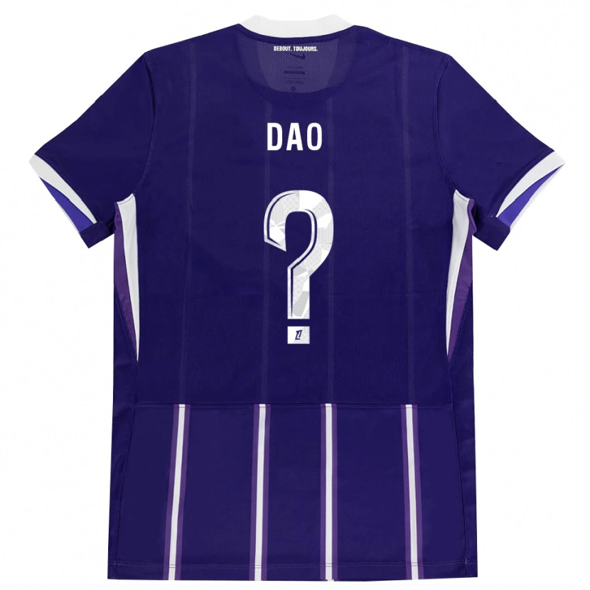Danxen Niño Camiseta Elyess Dao #0 Morado Blanco 1ª Equipación 2026/27 La Camisa México
