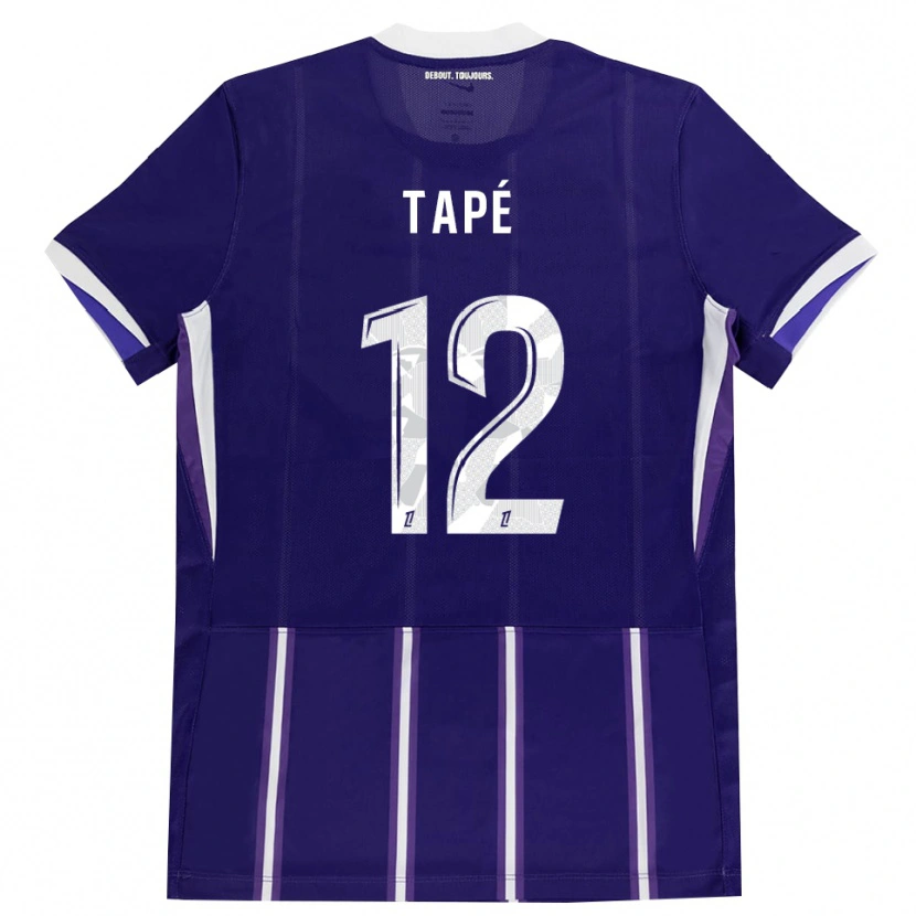 Danxen Niño Camiseta Christ Tapé #12 Morado Blanco 1ª Equipación 2026/27 La Camisa México
