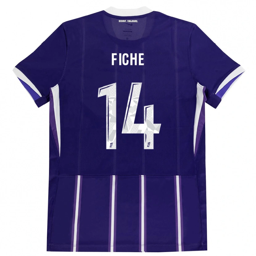Danxen Niño Camiseta Anis Fiche #14 Morado Blanco 1ª Equipación 2026/27 La Camisa México