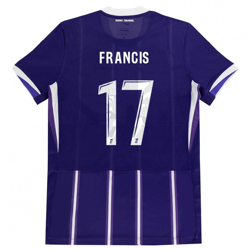 Danxen Niño Camiseta Abu Francis #17 Morado Blanco 1ª Equipación 2026/27 La Camisa México