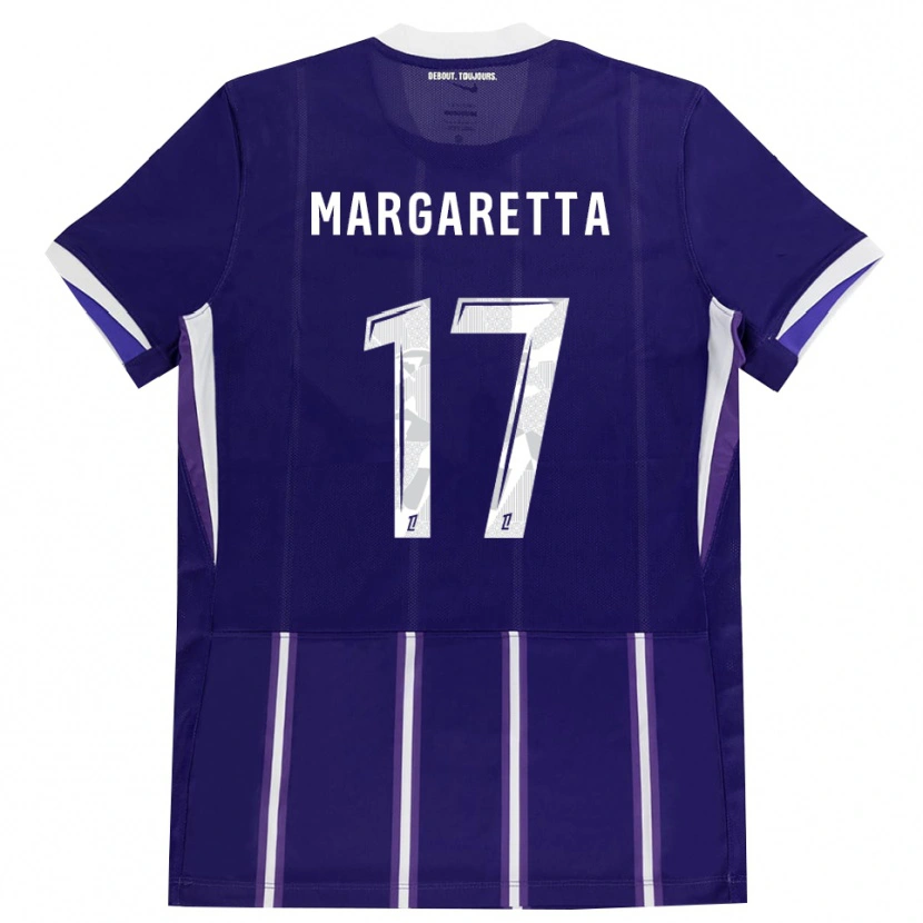 Danxen Niño Camiseta Jessica Margaretta #17 Morado Blanco 1ª Equipación 2026/27 La Camisa México
