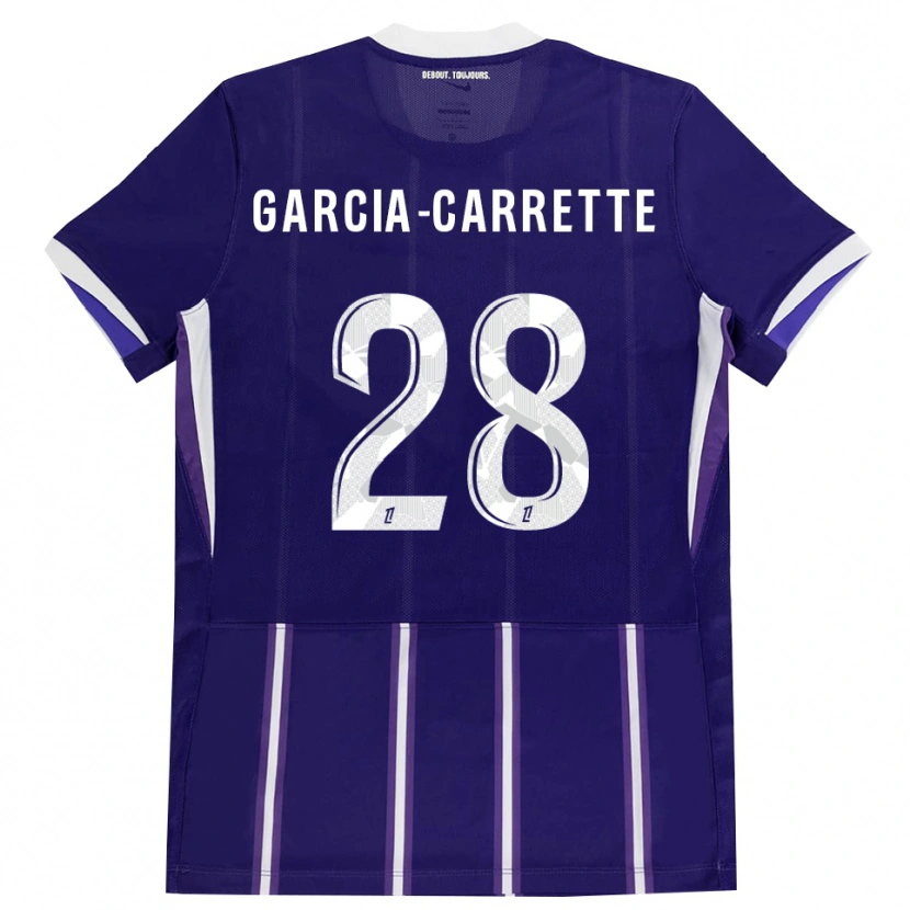 Danxen Niño Camiseta Hortense Garcia-Carrette #28 Morado Blanco 1ª Equipación 2026/27 La Camisa México