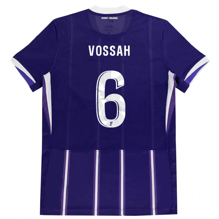 Danxen Niño Camiseta Alexis Vossah #6 Morado Blanco 1ª Equipación 2026/27 La Camisa México