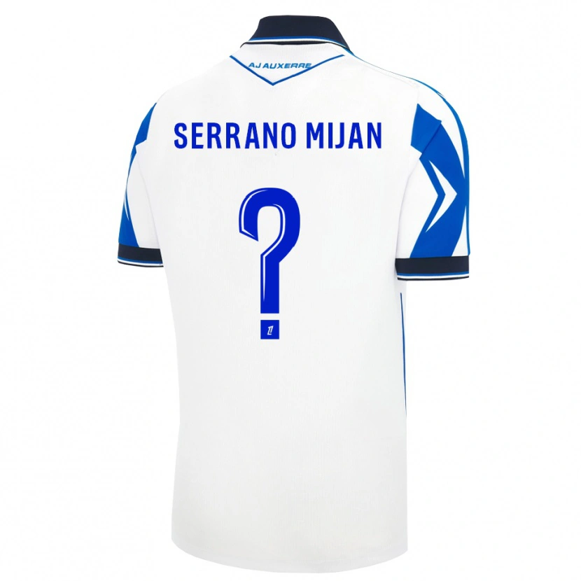 Danxen Niño Camiseta Joye Serrano Mijan #0 Negro Blanco Azul 1ª Equipación 2026/27 La Camisa México