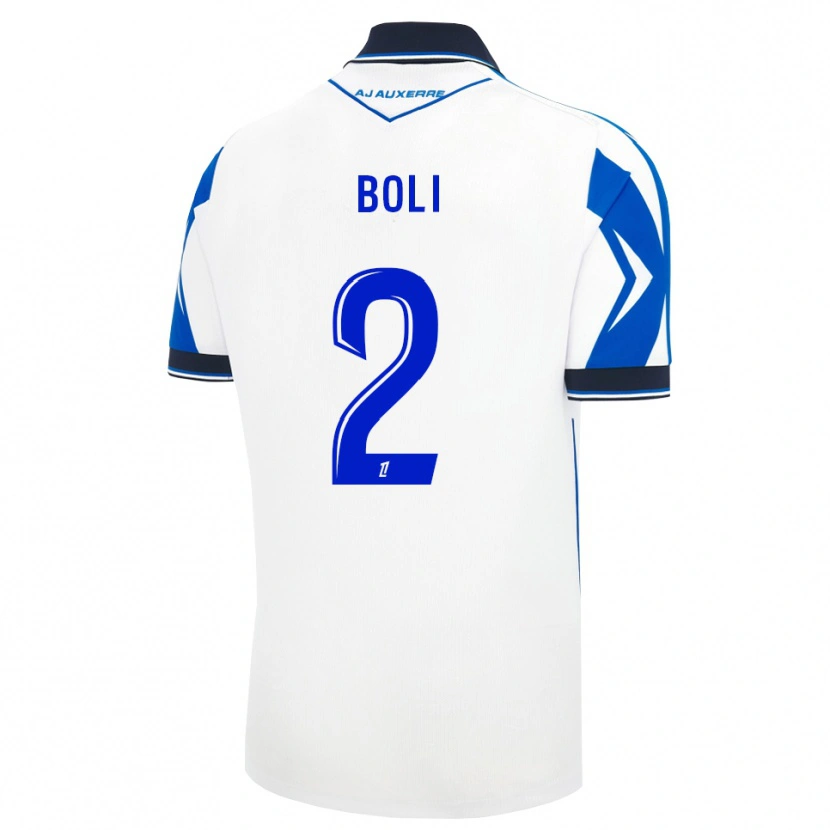 Danxen Niño Camiseta Franck Boli #2 Negro Blanco Azul 1ª Equipación 2026/27 La Camisa México