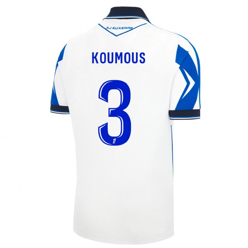 Danxen Niño Camiseta Ken Koumous #3 Negro Blanco Azul 1ª Equipación 2026/27 La Camisa México