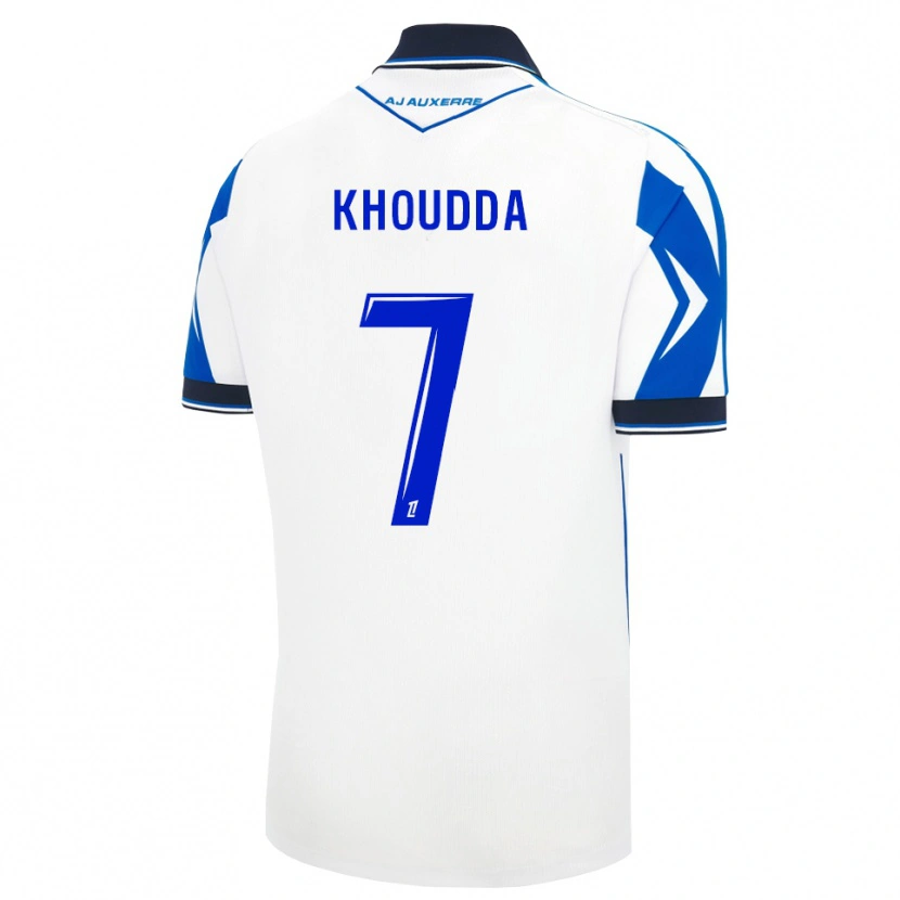 Danxen Niño Camiseta Youssef Khoudda #7 Negro Blanco Azul 1ª Equipación 2026/27 La Camisa México