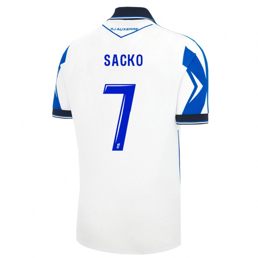 Danxen Niño Camiseta Nimetigna Sacko #7 Negro Blanco Azul 1ª Equipación 2026/27 La Camisa México