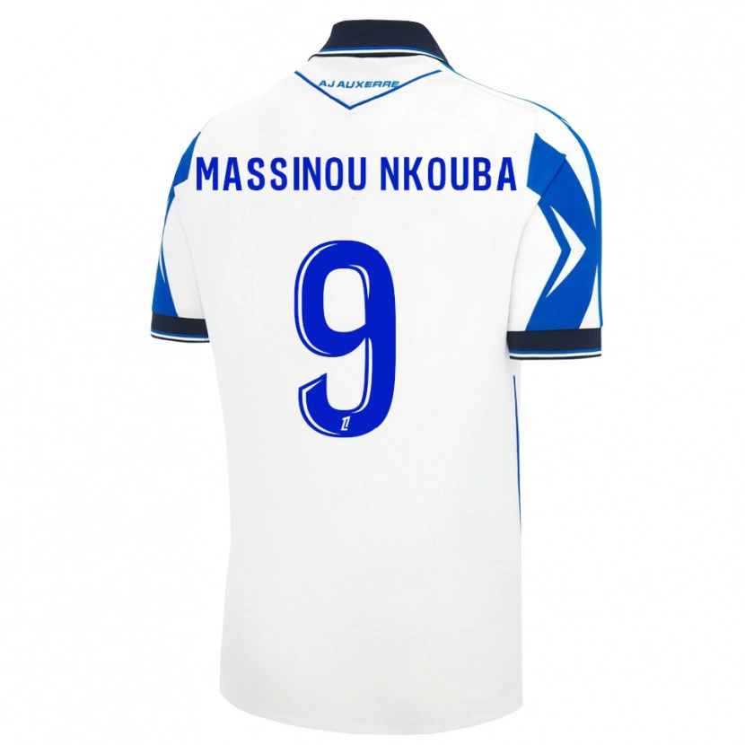 Danxen Niño Camiseta Pierre Massinou Nkouba #9 Negro Blanco Azul 1ª Equipación 2026/27 La Camisa México
