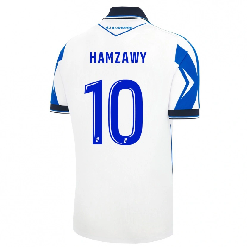 Danxen Niño Camiseta Redwan Eid Hamzawiy #10 Negro Blanco Azul 1ª Equipación 2026/27 La Camisa México