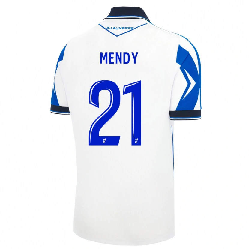 Danxen Niño Camiseta Tony Mendy #21 Negro Blanco Azul 1ª Equipación 2026/27 La Camisa México