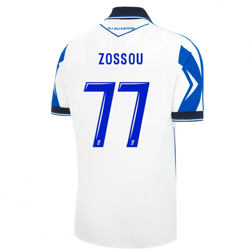 Danxen Niño Camiseta Aristide Zossou #77 Negro Blanco Azul 1ª Equipación 2026/27 La Camisa México