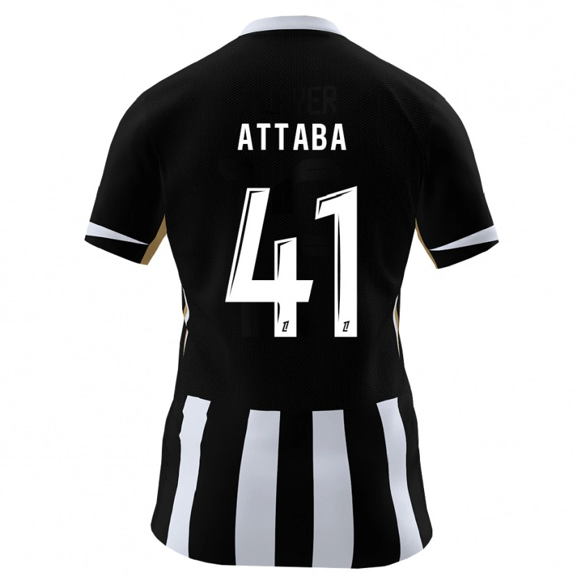 Danxen Niño Camiseta Sofian Attaba #41 Negro Azul 1ª Equipación 2026/27 La Camisa México