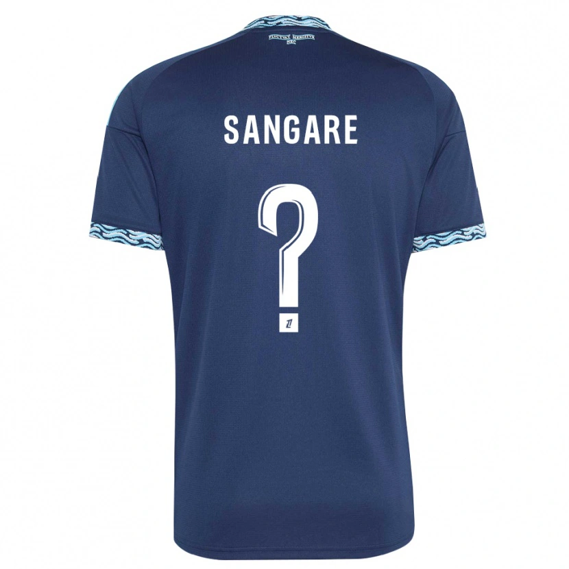 Danxen Niño Camiseta Hawa Sangare #0 Azul Acero Blanco 1ª Equipación 2026/27 La Camisa México