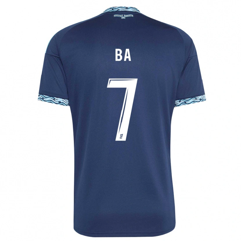 Danxen Niño Camiseta Mohamed Ba #7 Azul Acero Blanco 1ª Equipación 2026/27 La Camisa México