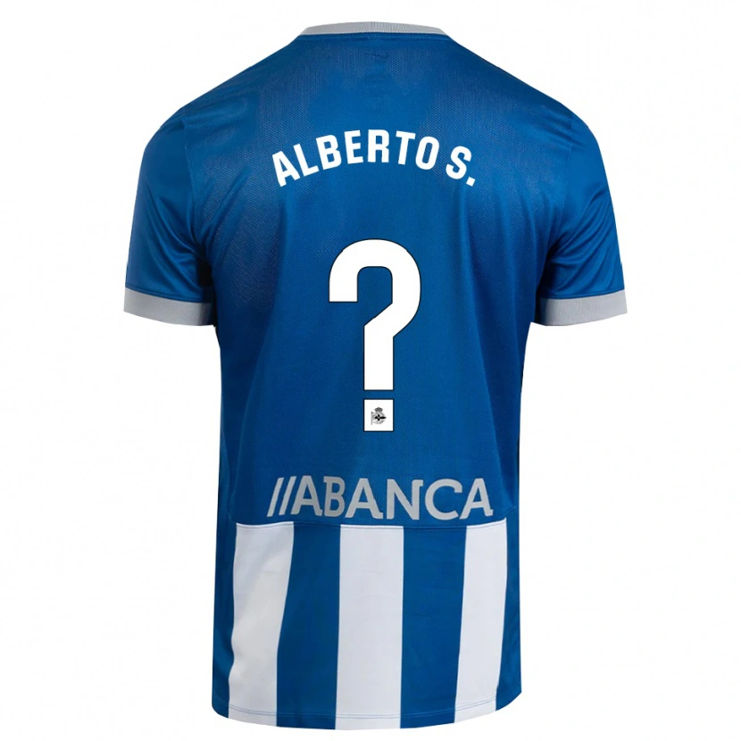 Danxen Niño Camiseta Alberto Sánchez #0 Azul Gris Blanco 1ª Equipación 2026/27 La Camisa México