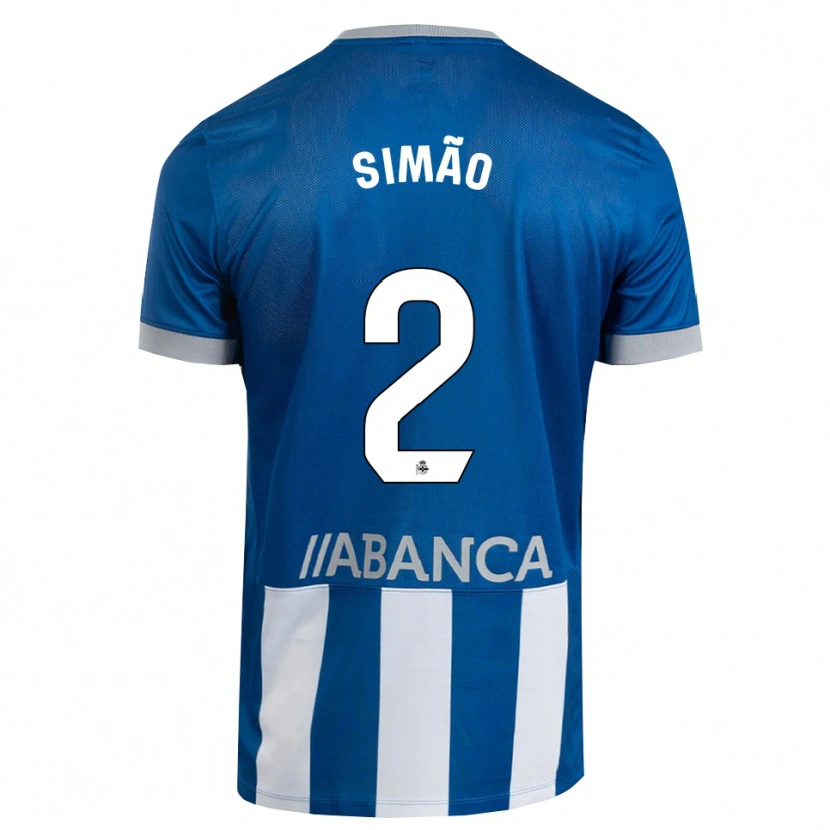 Danxen Niño Camiseta Iano Simão #2 Azul Gris Blanco 1ª Equipación 2026/27 La Camisa México