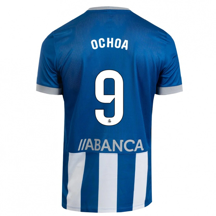 Danxen Niño Camiseta Martín Ochoa #9 Azul Gris Blanco 1ª Equipación 2026/27 La Camisa México