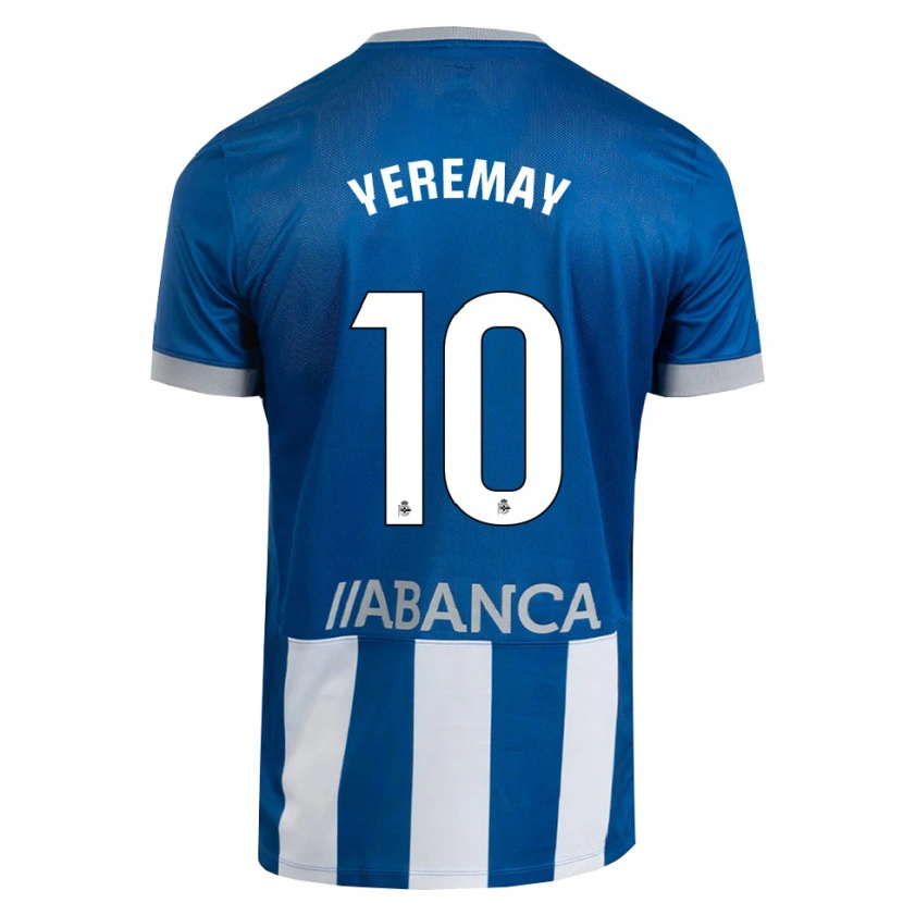 Danxen Niño Camiseta Yeremay Hernández #10 Azul Gris Blanco 1ª Equipación 2026/27 La Camisa México