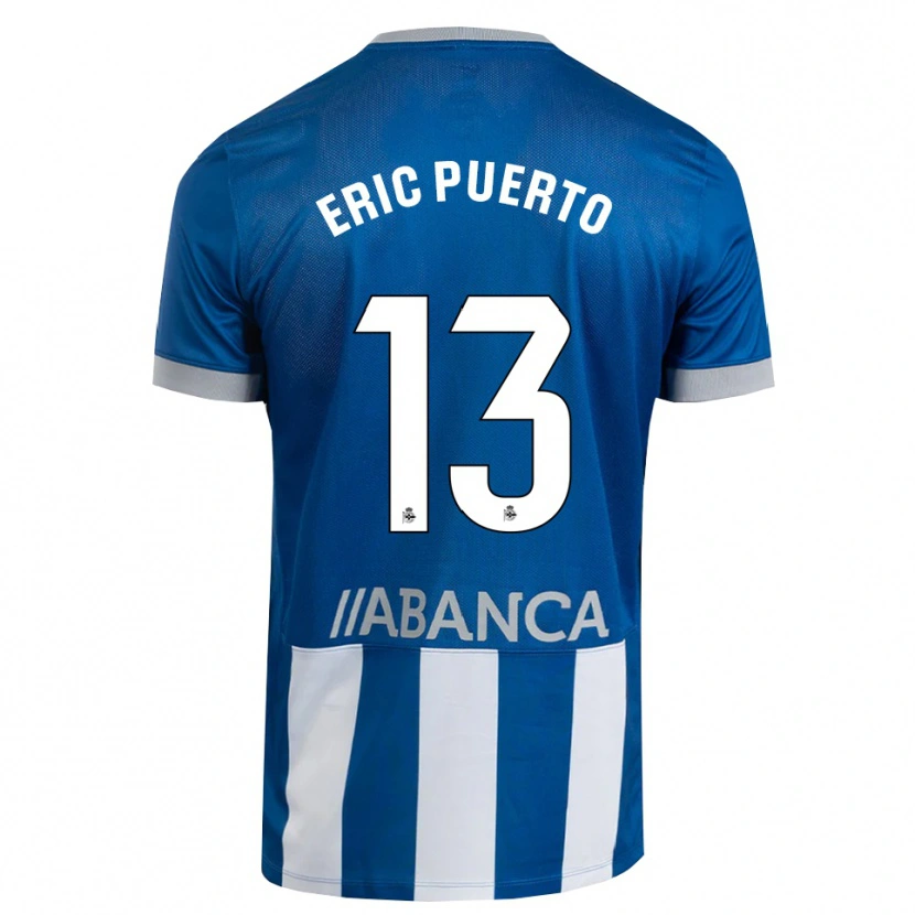 Danxen Niño Camiseta Eric Puerto #13 Azul Gris Blanco 1ª Equipación 2026/27 La Camisa México