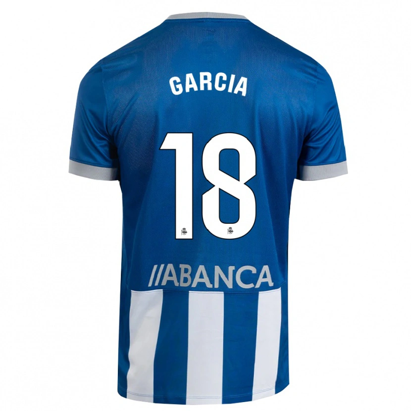 Danxen Niño Camiseta Raquel García #18 Azul Gris Blanco 1ª Equipación 2026/27 La Camisa México