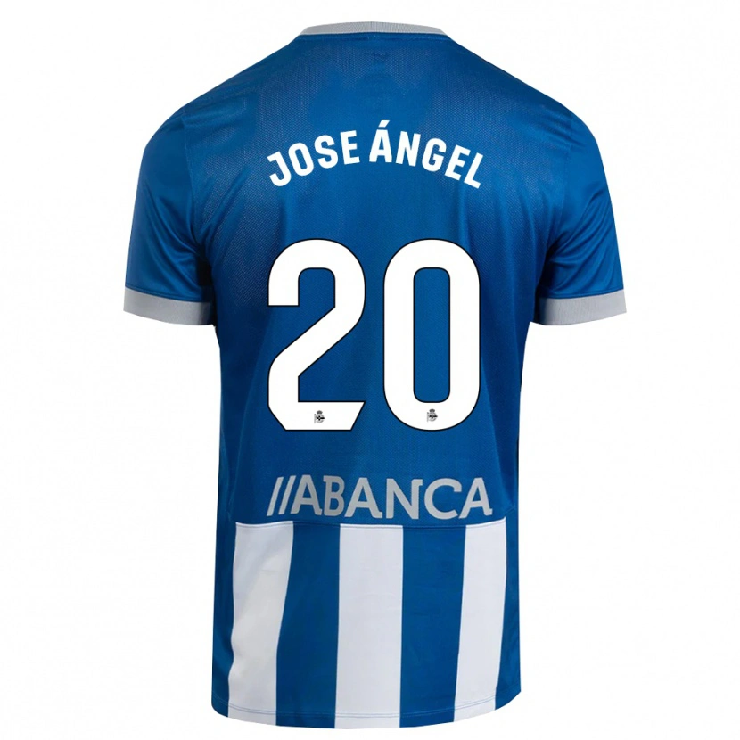 Danxen Niño Camiseta José Ángel Jurado #20 Azul Gris Blanco 1ª Equipación 2026/27 La Camisa México