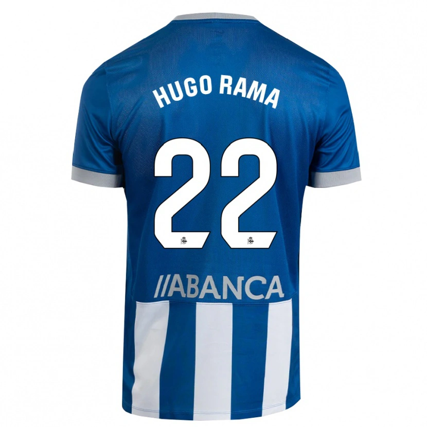 Danxen Niño Camiseta Hugo Rama #22 Azul Gris Blanco 1ª Equipación 2026/27 La Camisa México