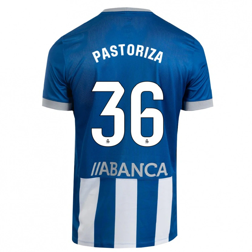 Danxen Niño Camiseta Guille Pastoriza #36 Azul Gris Blanco 1ª Equipación 2026/27 La Camisa México