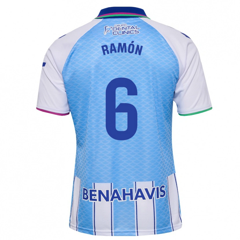Danxen Niño Camiseta Ramón Enríquez #6 Azul Cielo Profundo Blanco 1ª Equipación 2026/27 La Camisa México