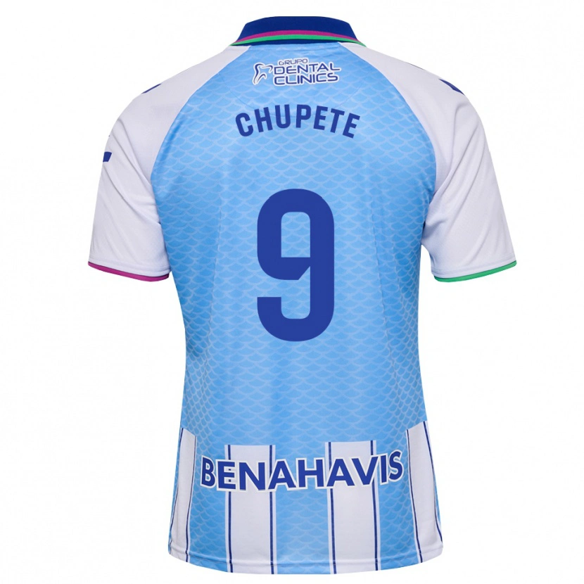Danxen Niño Camiseta Chupe #9 Azul Cielo Profundo Blanco 1ª Equipación 2026/27 La Camisa México
