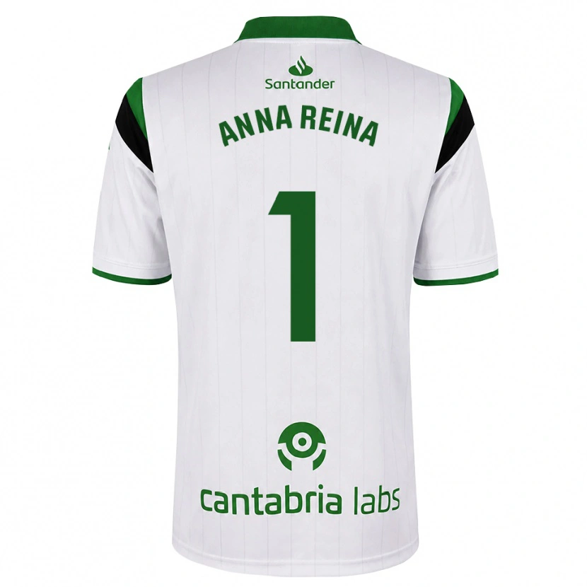 Danxen Niño Camiseta Anna Reina Toro #1 Blanco Verde Negro 1ª Equipación 2026/27 La Camisa México
