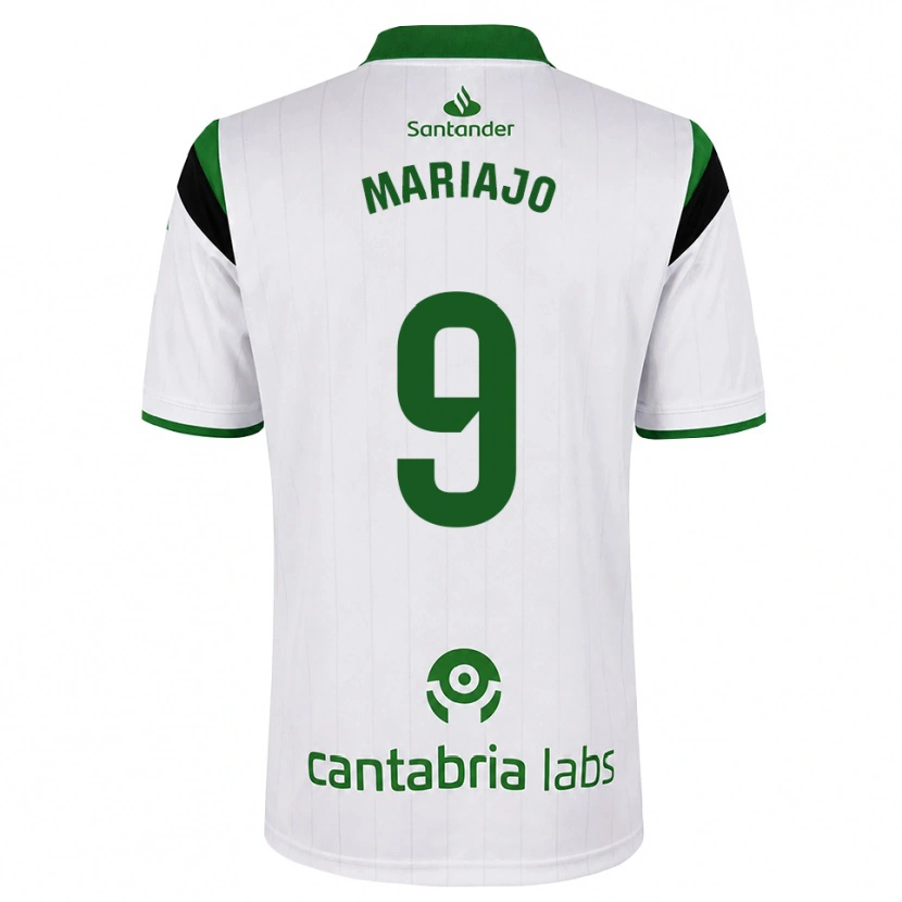 Danxen Niño Camiseta María José Gutiérrez Díaz #9 Blanco Verde Negro 1ª Equipación 2026/27 La Camisa México
