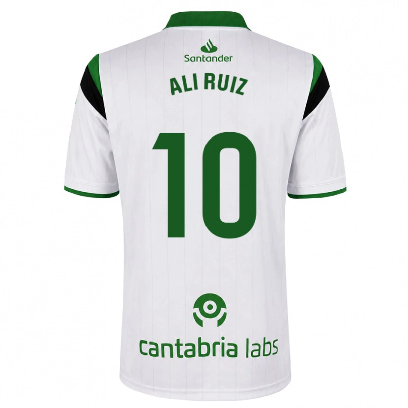 Danxen Niño Camiseta Alicia Ruiz Pascua #10 Blanco Verde Negro 1ª Equipación 2026/27 La Camisa México
