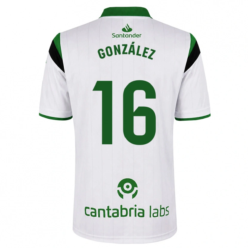 Danxen Niño Camiseta Facundo González #16 Blanco Verde Negro 1ª Equipación 2026/27 La Camisa México