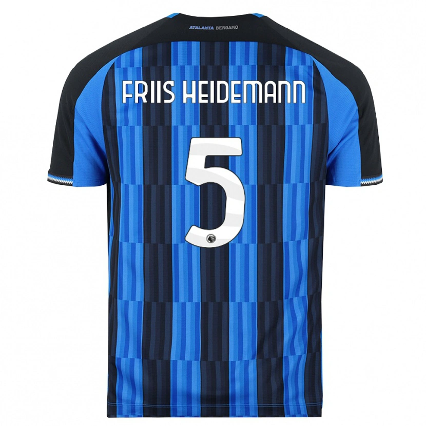Danxen Niño Camiseta Lukas Friis Heidemann #5 Azul Negro Rojo 1ª Equipación 2026/27 La Camisa México