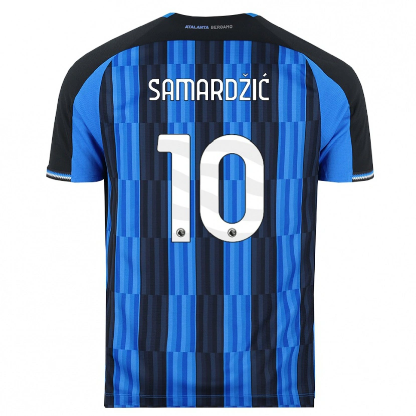 Danxen Niño Camiseta Lazar Samardžić #10 Azul Negro Rojo 1ª Equipación 2026/27 La Camisa México