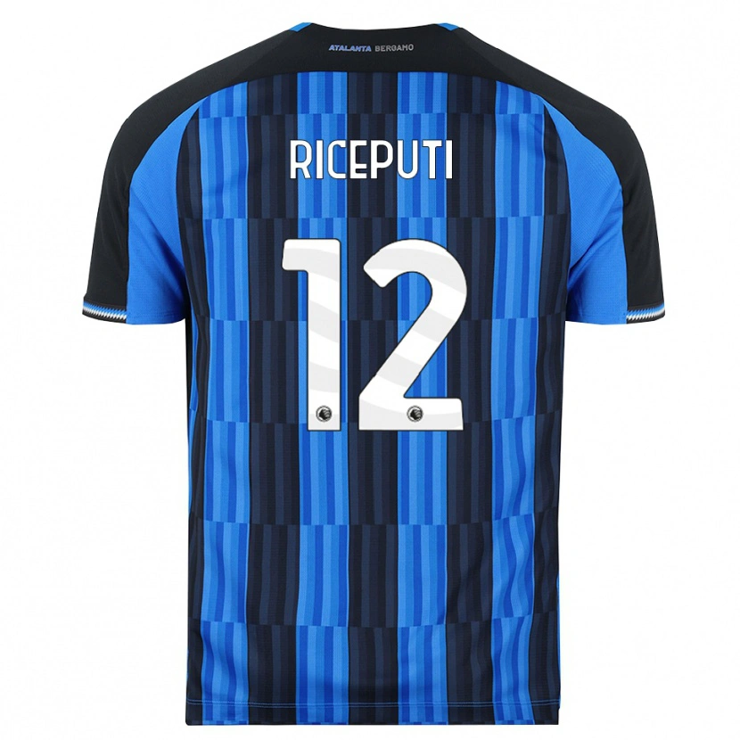 Danxen Niño Camiseta Davide Riceputi #12 Azul Negro Rojo 1ª Equipación 2026/27 La Camisa México