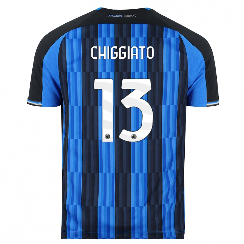 Danxen Niño Camiseta Gabriele Chiggiato #13 Azul Negro Rojo 1ª Equipación 2026/27 La Camisa México