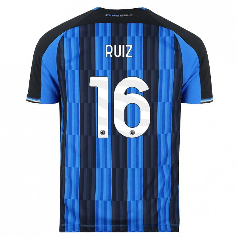 Danxen Niño Camiseta Gerard Ruiz #16 Azul Negro Rojo 1ª Equipación 2026/27 La Camisa México