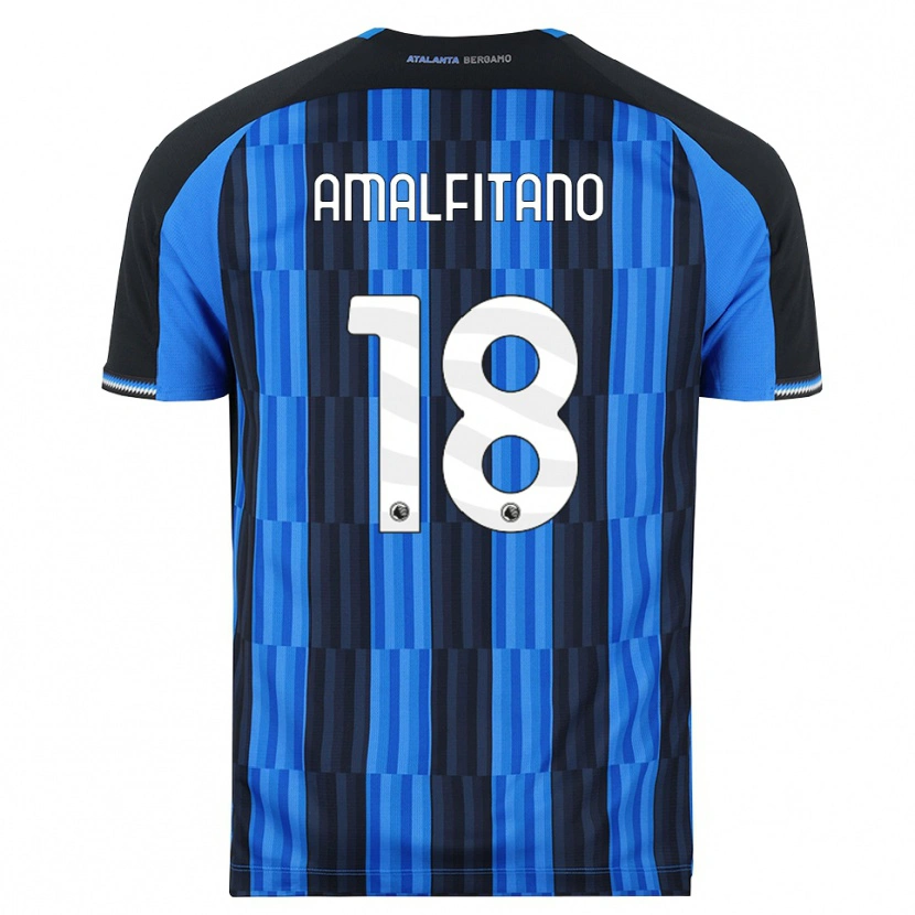Danxen Niño Camiseta Nicolò Amalfitano #18 Azul Negro Rojo 1ª Equipación 2026/27 La Camisa México