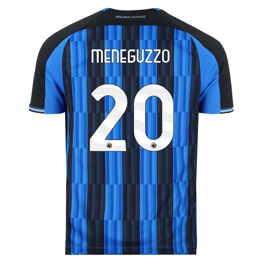Danxen Niño Camiseta Davide Meneguzzo #20 Azul Negro Rojo 1ª Equipación 2026/27 La Camisa México