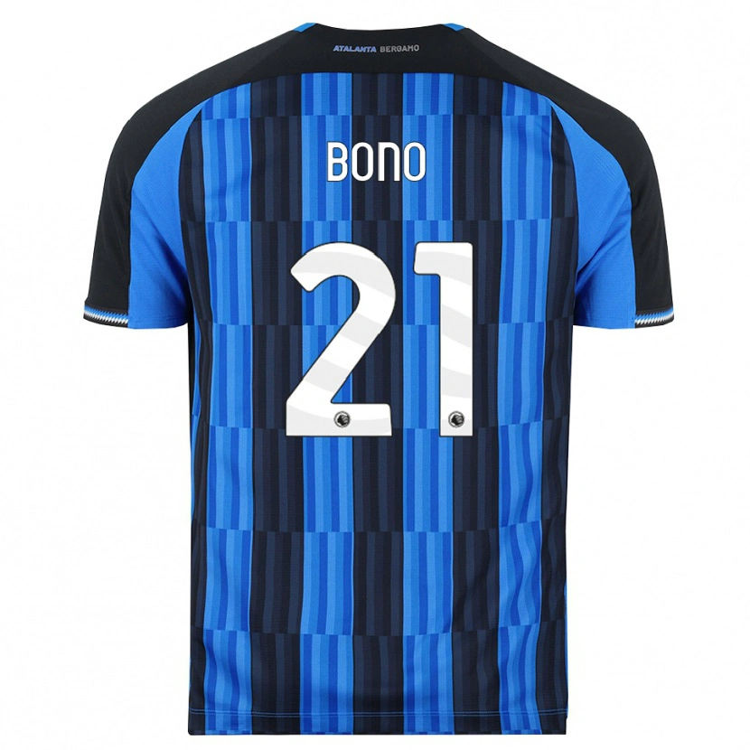Danxen Niño Camiseta Davide Bono #21 Azul Negro Rojo 1ª Equipación 2026/27 La Camisa México