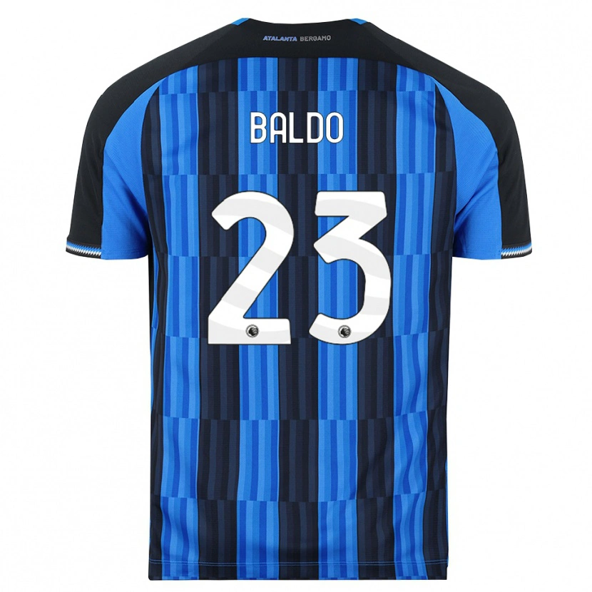 Danxen Niño Camiseta Nicolò Baldo #23 Azul Negro Rojo 1ª Equipación 2026/27 La Camisa México