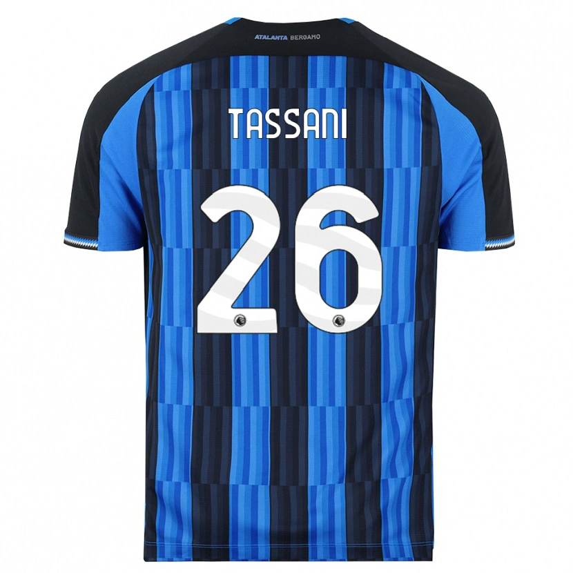 Danxen Niño Camiseta Alessandro Tassani #26 Azul Negro Rojo 1ª Equipación 2026/27 La Camisa México