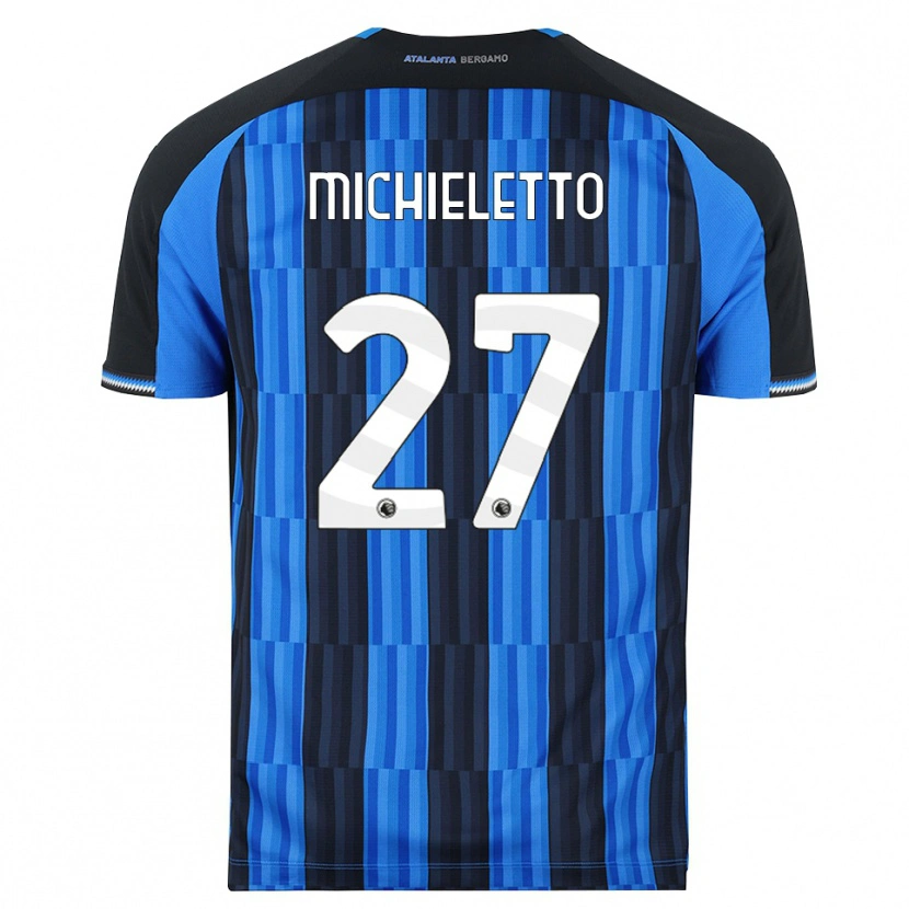 Danxen Niño Camiseta Andrea Michieletto #27 Azul Negro Rojo 1ª Equipación 2026/27 La Camisa México