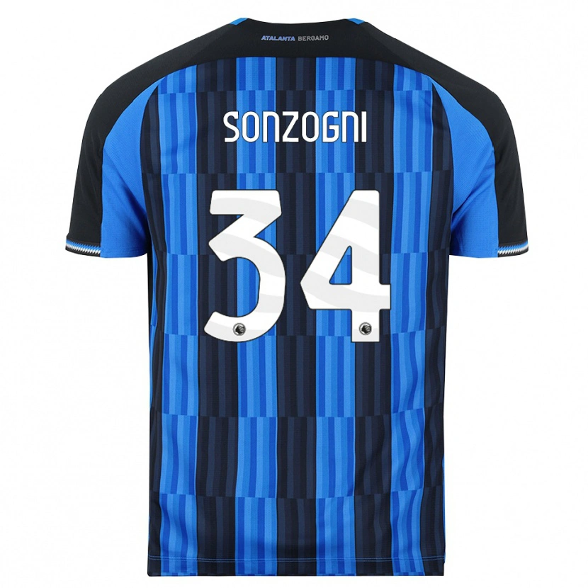 Danxen Niño Camiseta Mattia Sonzogni #34 Azul Negro Rojo 1ª Equipación 2026/27 La Camisa México