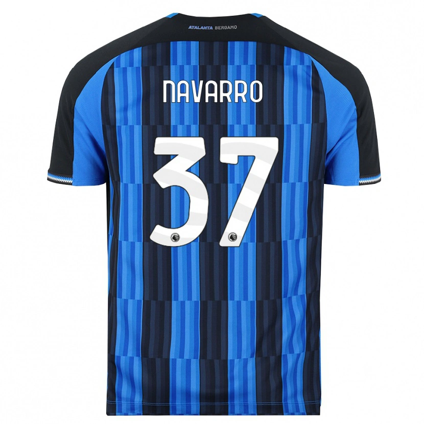 Danxen Niño Camiseta Albert Navarro #37 Azul Negro Rojo 1ª Equipación 2026/27 La Camisa México
