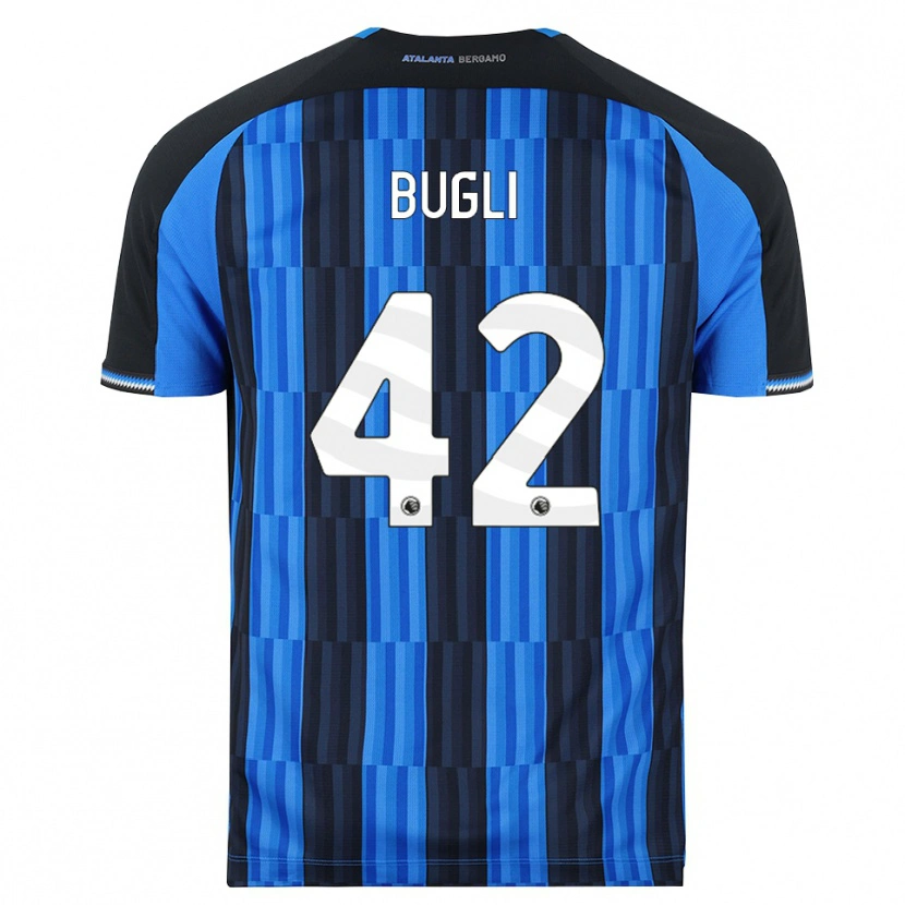 Danxen Niño Camiseta Gabriel Bugli #42 Azul Negro Rojo 1ª Equipación 2026/27 La Camisa México